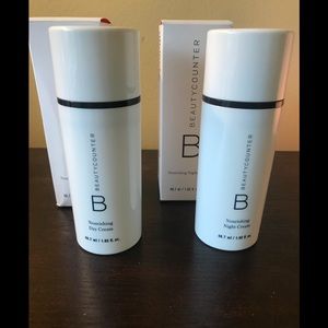 Beautycounter set of nourishing day & night cream